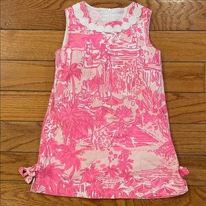 Lilly Pulitzer Pink and White Kids Dress